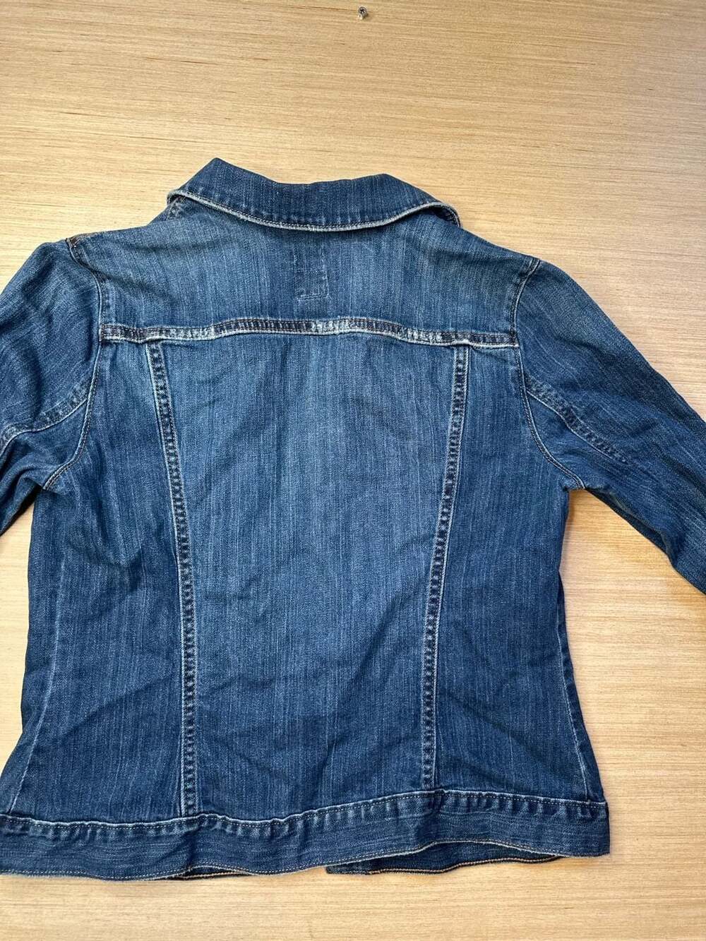 GAP Stretch Medium Wash Denim Button-Up Jean Jacket - Picture 6 of 7